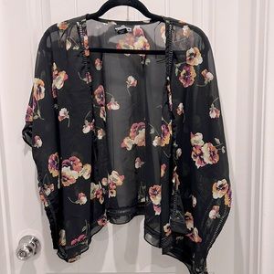 Floral Sheer Cardigan